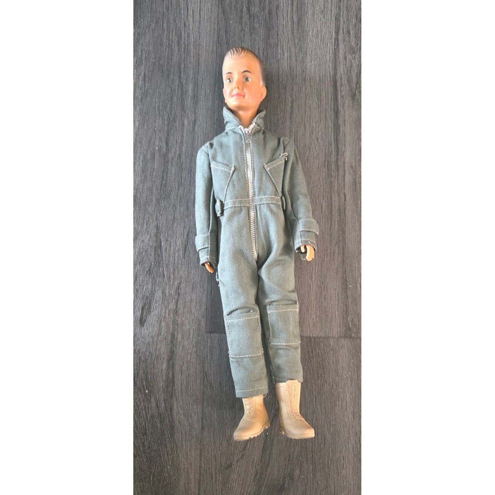 Vintage G.I. Joe‎ Flight Suit Jumpsuit & Boots (On Vintage 12" Doll)